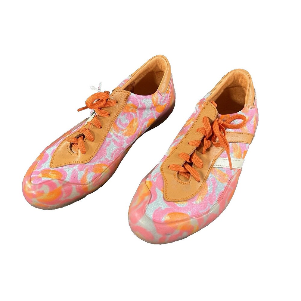 Mod 8 MOD8 Women’s Orange/Pink Low Top Sneakers Shoes EU 40 US 10